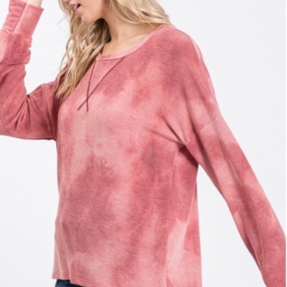 Tie-Dye Long-Sleeve Top - Picture 3 of 4